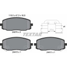 Textar | Bremsbelagsatz, Scheibenbremse | 2427501