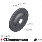 Zimmermann | Bremsscheibe | 150.3458.70
