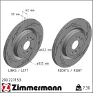 Zimmermann Bremsscheibe BLACK Z 290.2271.53