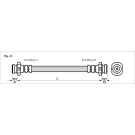 Metzger | Bremsschlauch | 4110041