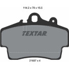 Textar | Bremsbelagsatz, Scheibenbremse | 2193702