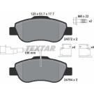 Textar | Bremsbelagsatz, Scheibenbremse | 2476401