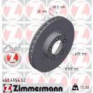 Zimmermann | Bremsscheibe | 460.4554.52