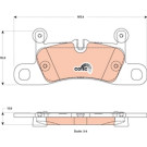 GDB1875 Bremsbelagsatz, Scheibenbremse COTEC GDB1875 Bremsbelagsatz, Scheibenbremse COTEC