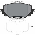 Textar | Bremsbelagsatz, Scheibenbremse | 2227101