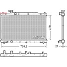Denso | Kühler, Motorkühlung | DRM40050