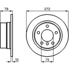0 986 478 641 Bremsscheibe 0 986 478 641 Bremsscheibe