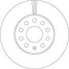 TRW | Bremsscheibe | DF6903S
