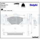 Delphi | Bremsbelagsatz, Scheibenbremse | LP1955 Delphi | Bremsbelagsatz, Scheibenbremse | LP1955