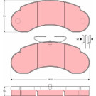 GDB950 Bremsbelagsatz, Scheibenbremse GDB950 Bremsbelagsatz, Scheibenbremse