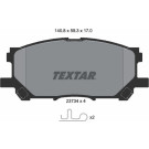 Textar | Bremsbelagsatz, Scheibenbremse | 2373401