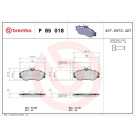 Brembo | Bremsbelagsatz, Scheibenbremse | P 85 018