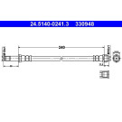 24.5140-0241.3 Bremsschlauch 24.5140-0241.3 Bremsschlauch