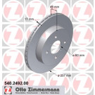 Zimmermann | Bremsscheibe | 540.2492.00