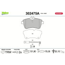 Valeo | Bremsbelagsatz, Scheibenbremse | 302475A Valeo | Bremsbelagsatz, Scheibenbremse | 302475A