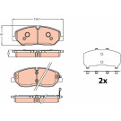 TRW | Bremsbelagsatz, Scheibenbremse | GDB2227