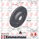 Zimmermann | Bremsscheibe | 100.3359.54