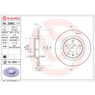 Brembo Bremsscheibe PRIME LINE - UV Coated 08.D893.11