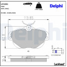 LP1991 Bremsbelagsatz, Scheibenbremse