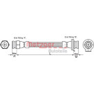 4118509 Bremsschlauch 4118509 Bremsschlauch