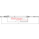 Metzger | Seilzug, Feststellbremse | 10.7406