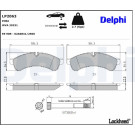 Delphi | Bremsbelagsatz, Scheibenbremse | LP2063
