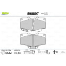 Valeo | Bremsbelagsatz, Scheibenbremse | 598897