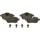 BOSCH | Bremsbelagsatz, Scheibenbremse | 0 986 494 450