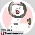 Zimmermann | Bremsbackensatz | 20990.127.3