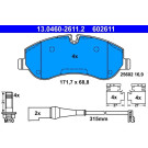 13.0460-2611.2 Bremsbelagsatz, Scheibenbremse