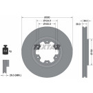 Textar | Bremsscheibe | 92109500