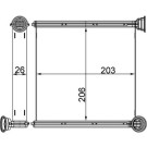 Mahle | Wärmetauscher, Innenraumheizung | AH 256 000S