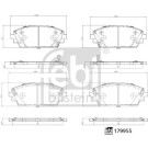 FEBI BILSTEIN 179955 Bremsbeläge