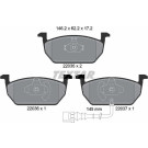 2203501 Bremsbelagsatz, Scheibenbremse Q+