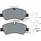 Textar Bremsbelagsatz, Scheibenbremse Q+ 2560301