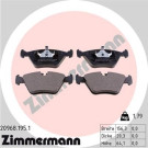 Zimmermann | Bremsbelagsatz, Scheibenbremse | 20968.195.1