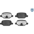 Meyle | Bremsbelagsatz, Scheibenbremse | 025 236 0113/PD