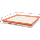 LX 2525 Luftfilter LX 2525 Luftfilter
