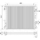 Valeo | Kühler, Motorkühlung | 732721