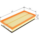 BOSCH 1 457 433 081 Luftfilter