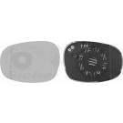 2 x VAN WEZEL Spiegelglas, Außenspiegel | 0667835
