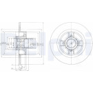 Delphi | Bremsscheibe | BG9029RS