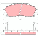 GDB995 Bremsbelagsatz, Scheibenbremse GDB995 Bremsbelagsatz, Scheibenbremse