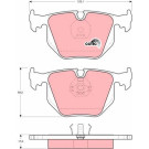 TRW Bremsbelagsatz, Scheibenbremse COTEC GDB1119 TRW Bremsbelagsatz, Scheibenbremse COTEC GDB1119