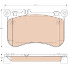 GDB1972 Bremsbelagsatz, Scheibenbremse GDB1972 Bremsbelagsatz, Scheibenbremse