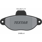 Textar | Bremsbelagsatz, Scheibenbremse | 2143602