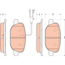 GDB1851 Bremsbelagsatz, Scheibenbremse GDB1851 Bremsbelagsatz, Scheibenbremse