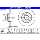24.0108-0104.1 Bremsscheibe 24.0108-0104.1 Bremsscheibe