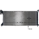 Mahle | Kühler, Motorkühlung | CR 2245 000S