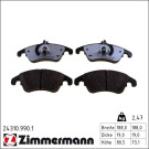 Zimmermann Bremsbelagsatz, Scheibenbremse rd:z 24310.990.1